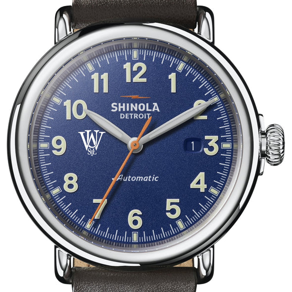 St. John&#39;s Shinola Watch, The Runwell 47 mm Midnight Blue Dial Shot #1