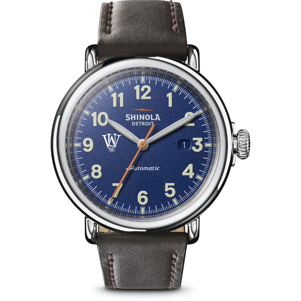 St. John&#39;s Shinola Watch, The Runwell 47 mm Midnight Blue Dial Shot #2