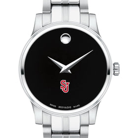 St. John&#39;s Women&#39;s Movado Stainless Steel Watch with Black Dial Shot #1