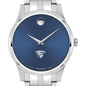 St. Lawrence Men's Movado Collection Stainless Steel Watch with Blue Dial Shot #1