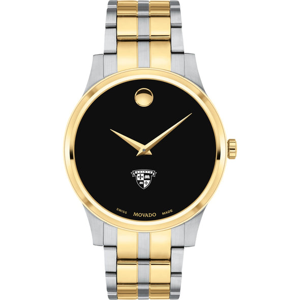 St. Lawrence Men&#39;s Movado Collection Two-Tone Watch with Black Dial Shot #2