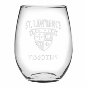 St. Lawrence Stemless Wine Glasses Made in the USA Shot #1