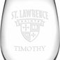 St. Lawrence Stemless Wine Glasses Made in the USA Shot #3