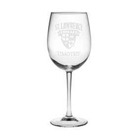 St. Lawrence University Red Wine Glasses - Made in the USA Shot #1