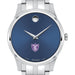 St. Thomas Men's Movado Collection Stainless Steel Watch with Blue Dial