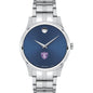 St. Thomas Men's Movado Collection Stainless Steel Watch with Blue Dial Shot #2