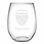 St. Thomas Stemless Wine Glasses Made in the USA Shot #1