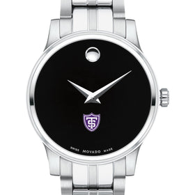 St. Thomas Women&#39;s Movado Stainless Steel Watch with Black Dial Shot #1