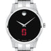 Stanford Men's Movado Collection Stainless Steel Watch with Black Dial