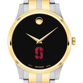 Stanford Men&#39;s Movado Collection Two-Tone Watch with Black Dial Shot #1