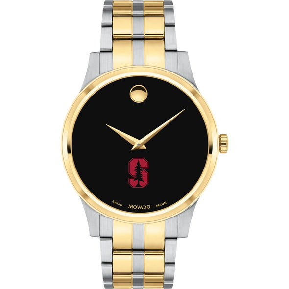 Stanford Men&#39;s Movado Collection Two-Tone Watch with Black Dial Shot #2