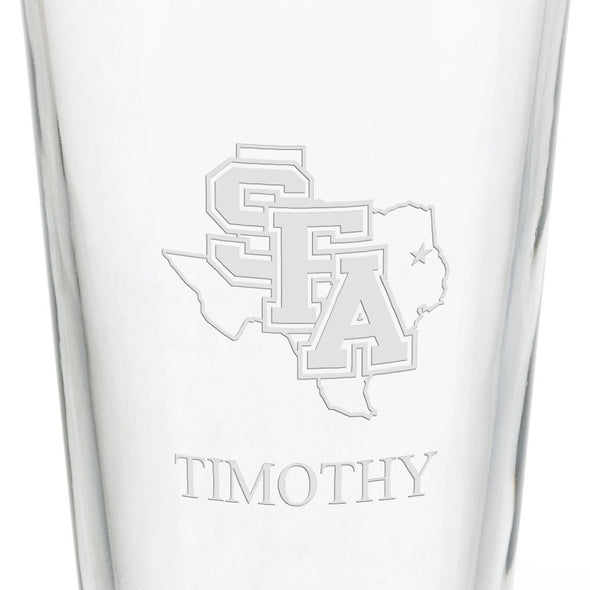 Stephen F. Austin State University 16 oz Pint Glass Shot #3