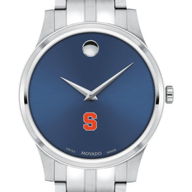 Syracuse Men&#39;s Movado Collection Stainless Steel Watch with Blue Dial Shot #1