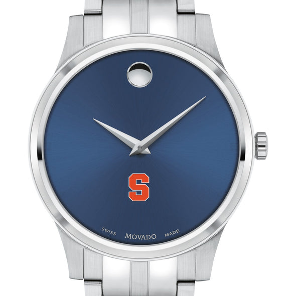 Syracuse Men&#39;s Movado Collection Stainless Steel Watch with Blue Dial Shot #1