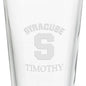 Syracuse University 16 oz Pint Glass Shot #3