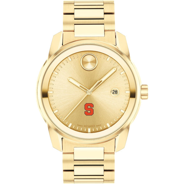 Syracuse University Men&#39;s Movado BOLD Gold with Date Window Shot #2