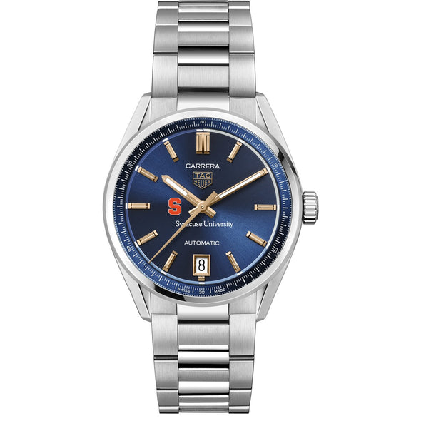 Syracuse Women&#39;s TAG Heuer Steel Carrera with Blue Dial Shot #2