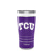 TCU 20 oz. Stainless Steel Tervis Tumblers with Slider Lids - Set of 2