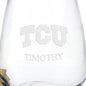 TCU Stemless Wine Glasses Shot #3