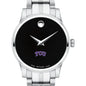 TCU Women's Movado Stainless Steel Watch with Black Dial Shot #1