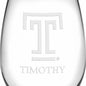 Temple Stemless Wine Glasses Made in the USA Shot #3