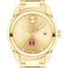 Temple University Men's Movado BOLD Gold with Date Window