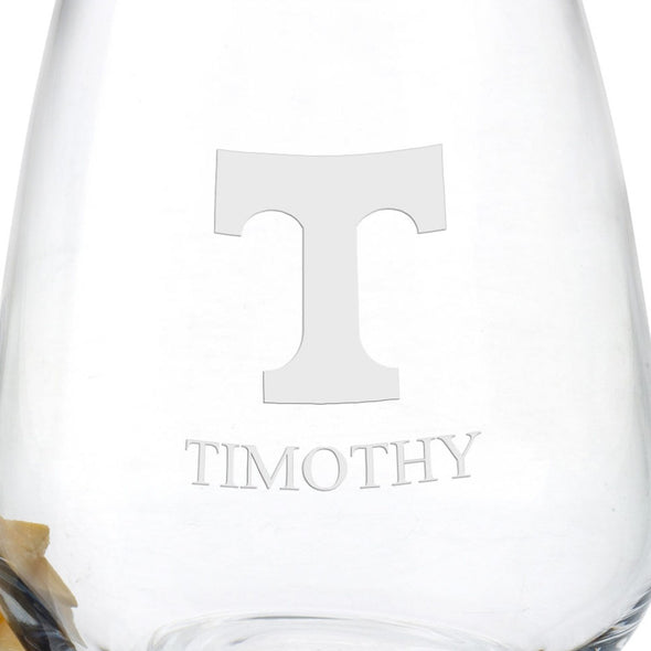 Tennessee Stemless Wine Glasses Shot #3