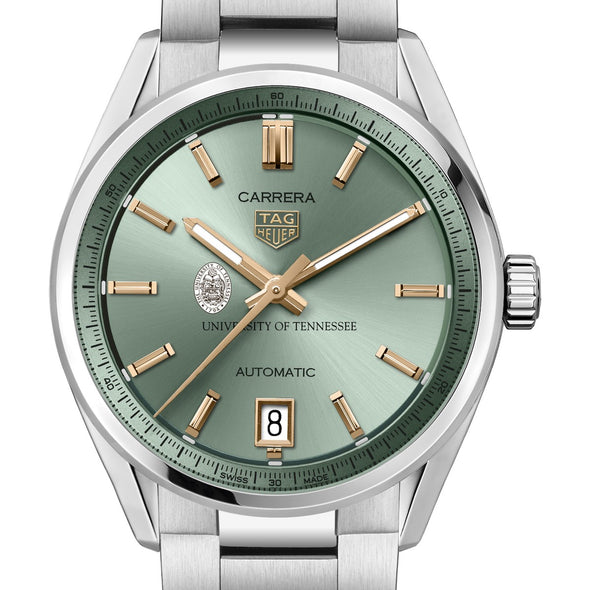 Tennessee Women&#39;s TAG Heuer Steel Carrera with Green Dial Shot #1