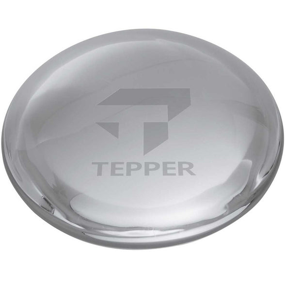 Tepper Glass Dome Paperweight by Simon Pearce Shot #2