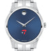 Tepper Men's Movado Collection Stainless Steel Watch with Blue Dial