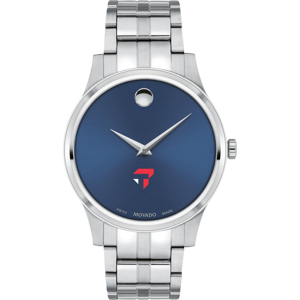 Tepper Men&#39;s Movado Collection Stainless Steel Watch with Blue Dial Shot #2