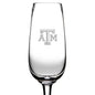 Texas A&M Flute Glass by Simon Pearce Shot #2