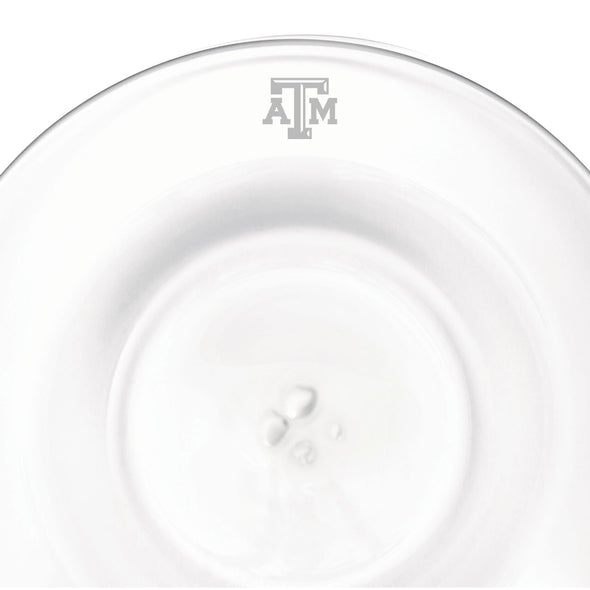 Texas A&amp;M Glass Celebration Platter by Simon Pearce Shot #3