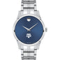 Texas A&M Men's Movado Collection Stainless Steel Watch with Blue Dial Shot #2