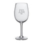 Texas A&M Red Wine Glass by Simon Pearce Shot #1