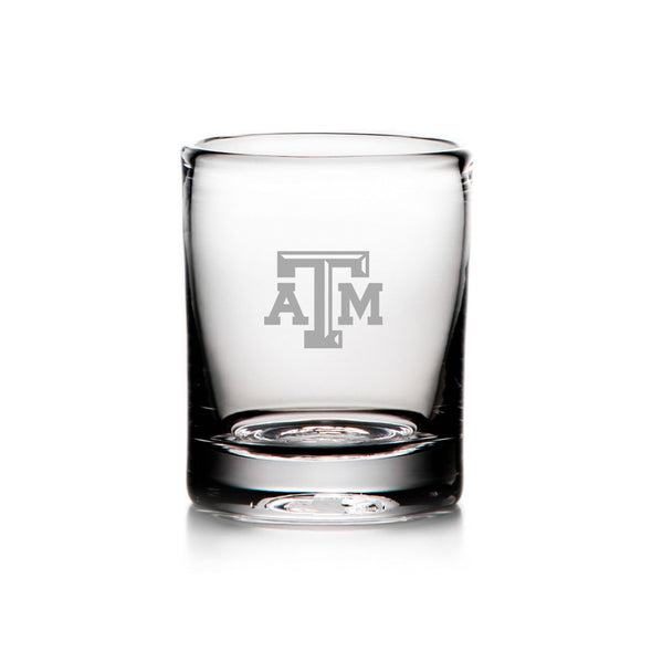 Texas A&amp;M Whiskey Glass by Simon Pearce Shot #1