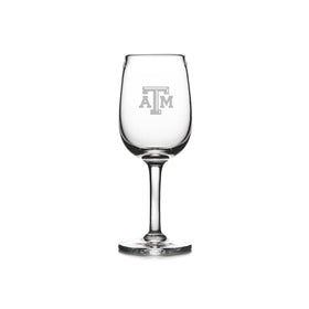 Texas A&amp;M White Wine Glass by Simon Pearce Shot #1