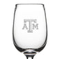 Texas A&M White Wine Glass by Simon Pearce Shot #2