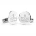 Texas Dell Med Cufflinks in Sterling Silver