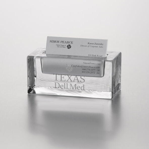 Texas Dell Med Glass Business card holder by Simon Pearce Shot #1