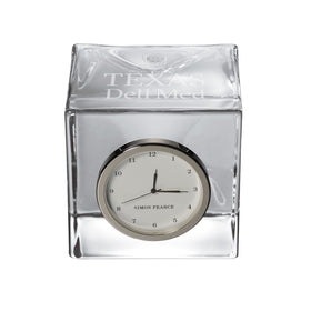 Texas Dell Med Glass Desk Clock by Simon Pearce Shot #1