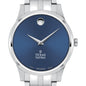 Texas Dell Med Men's Movado Collection Stainless Steel Watch with Blue Dial Shot #1