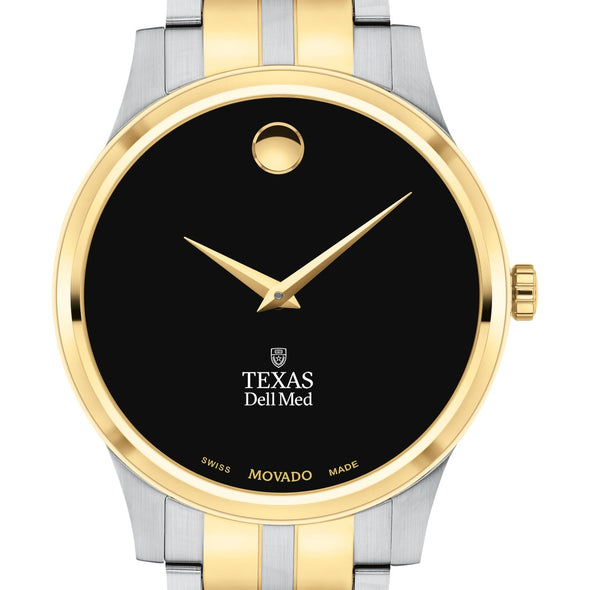 Texas Dell Med Men&#39;s Movado Collection Two-Tone Watch with Black Dial Shot #1