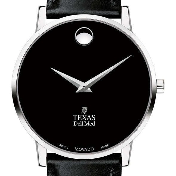 Texas Dell Med Men&#39;s Movado Museum with Leather Strap Shot #1