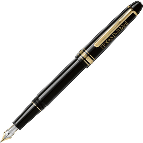 Texas Dell Med Montblanc Meisterstück Classique Fountain Pen in Gold Shot #1