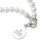 Texas Dell Med Pearl Bracelet with Sterling Silver Charm Shot #2