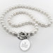 Texas Dell Med Pearl Necklace with Sterling Silver Charm