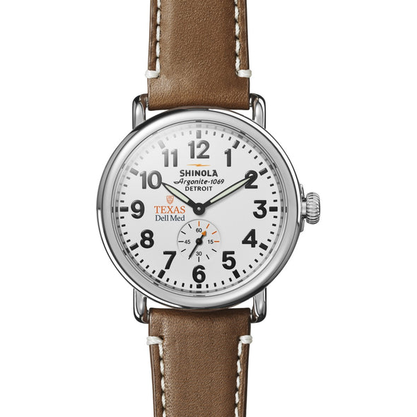 Texas Dell Med Shinola Watch, The Runwell 41 mm White Dial Shot #2