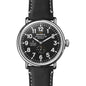 Texas Dell Med Shinola Watch, The Runwell 47 mm Black Dial Shot #2