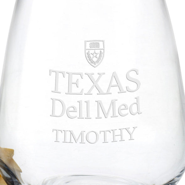 Texas Dell Med Stemless Wine Glasses - Set of 2 Shot #3